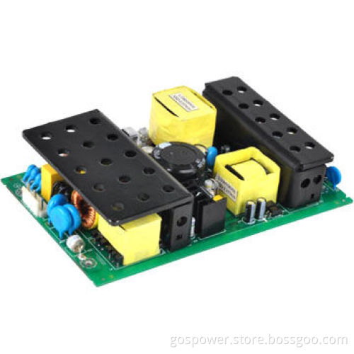 300W 53.5V/12V Dual-output PoE Power Supply with 5/2A Output Current, Surge Protection